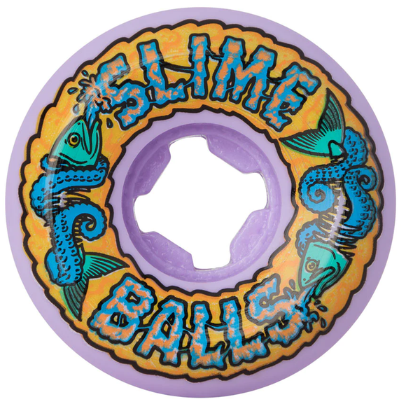 Slime Balls - Fish Balls Speedballs 54mm 99a Wheels | Purple