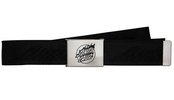 Santa Cruz - Flame Dot Web Belt | Black