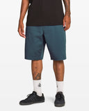 Volcom - Freazy Loose Elastic Waist Shorts | Dark Slate