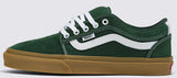 Vans - Chukka Low Sidestripe Shoes | Dark Green Gum