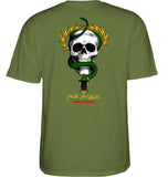 Powell Peralta - McGill Skull & Snake Tee | Military Green