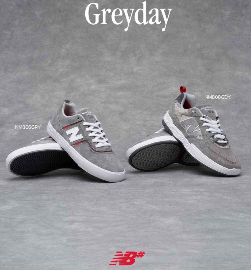 New Balance - Numeric Jamie Foy 306 Shoes | Grey White (Grey