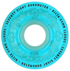 Ricta - Clouds 55mm 78a Wheels | GITD Blue