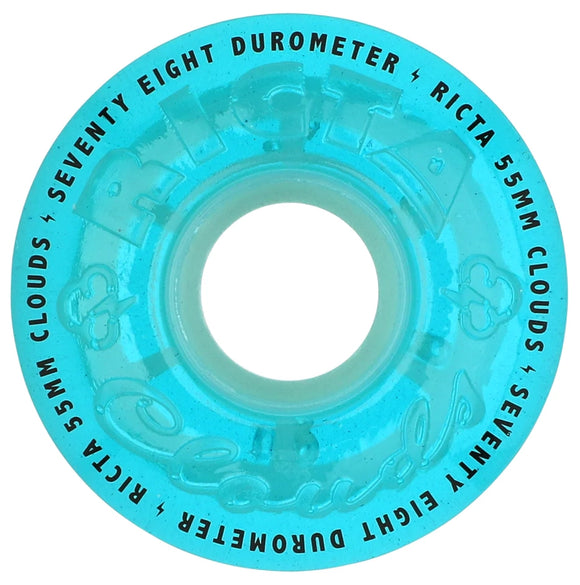 Ricta - Clouds 55mm 78a Wheels | GITD Blue