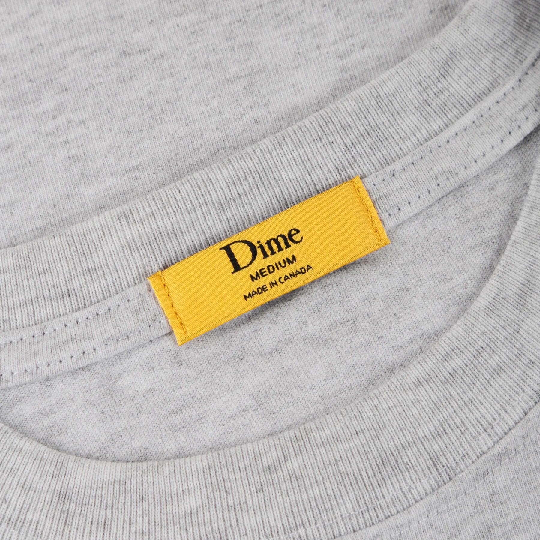Dime - Strike Tee | Heather Grey – Plusskateshop.com