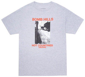 GX1000 - Bomb Hills Not Countries Tee | Grey