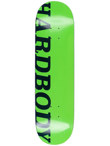 Hardbody - Classic Logo 8.125" Deck | Neon Green