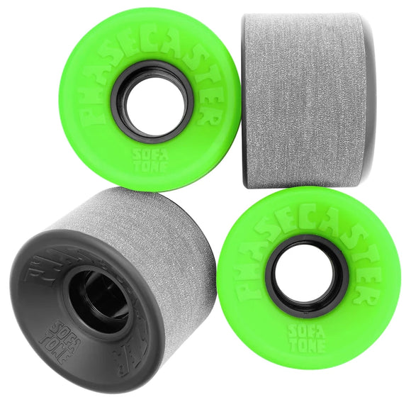 The Heated Wheel - Phasecaster 'Sofa Tone' 56mm 78a Wheels | 2-Tone Black Green