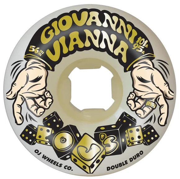 OJ - Giovanni High Roller 56mm 101a/95a Wheels (Double Duro)