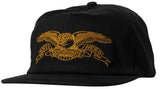 Antihero - Basic Eagle Snapback Hat | Black Gold