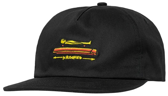 Krooked - Koffin Snapback Hat | Black