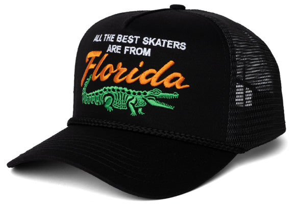 Jenkem - Florida 'Best Skaters' Trucker Hat | Black