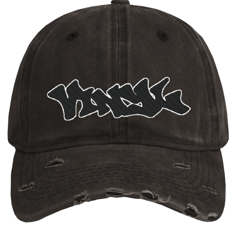 Vinyl - Graffiti Vintage Dad Hat | Washed Black  display picture 1