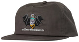 Antihero - Vampigeon Snapback Hat | Charcoal