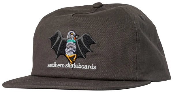 Antihero - Vampigeon Snapback Hat | Charcoal – Plusskateshop.com