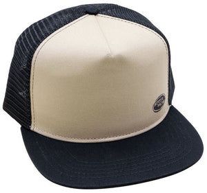 The Heated Wheel - Oval Logo Snapback Hat | Tan
