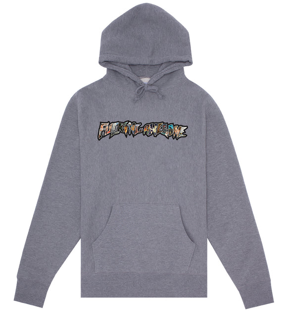 FA - Dill Collage Hoodie | Heather Grey