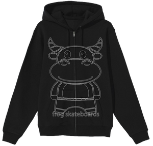 Frog - Totally Awesome Zip Hood | Black