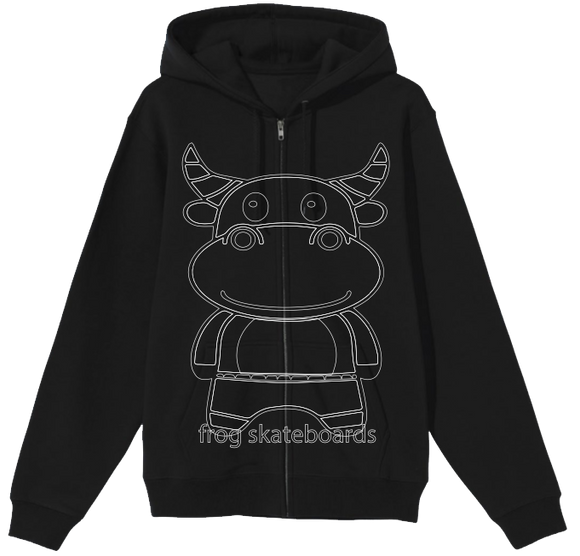 Frog - Totally Awesome Zip Hood | Black