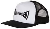 Independent - Span Trucker Hat | White Black