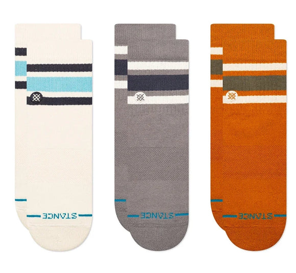 Stance - Boyd Quarter 3-Pack Socks | Ivory