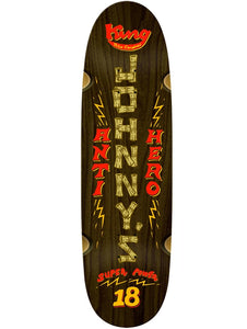 Antihero - John Cardiel 'Super Powered' 9.18" Deck (Huffer Shape)