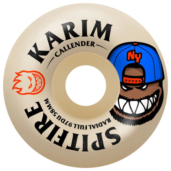 Spitfire - Callender Burn Squad F4 Radial Full 58mm 97d Wheels