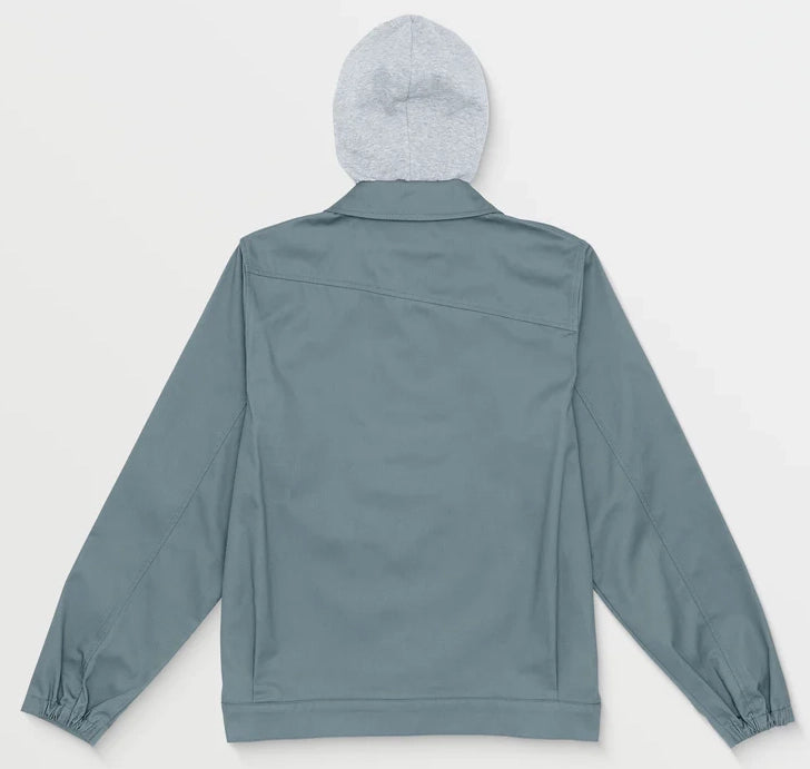 Volcom - Korman Hooded Jacket | Dark Slate – Plusskateshop.com