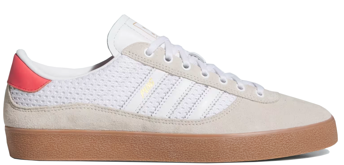 Adidas - Puig Indoor Shoes | White Gum – Plusskateshop.com