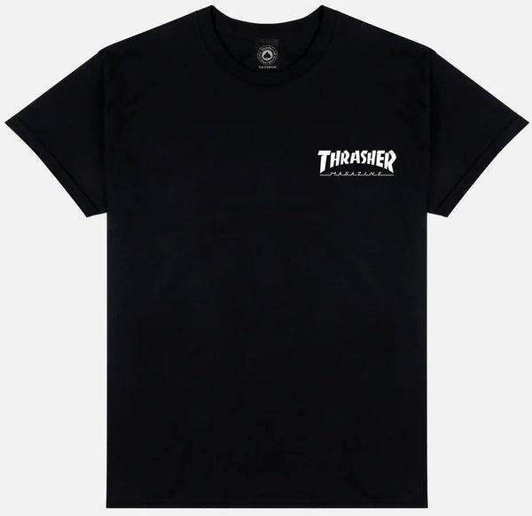 Thrasher - Little Thrasher Logo Tee | Black – Plusskateshop.com