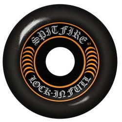 Spitfire - F4 Lock-In Full 57mm 99d Wheels | Black