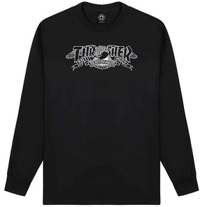 Thrasher x Antihero - Mag Banner L/S Tee | Black