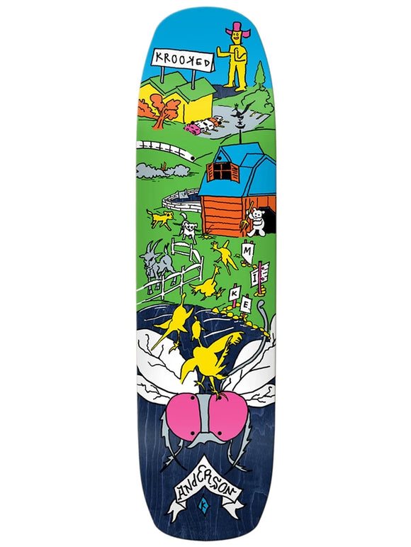 Krooked - Mike Anderson 'The Yard' 8.5 Deck  (Custom Shape)