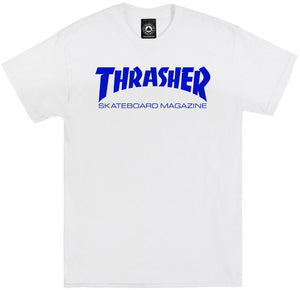 Thrasher - Skate Mag Tee | White Blue