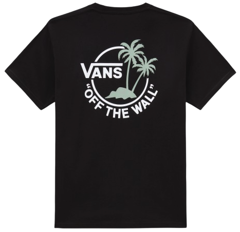 Vans - Mini Dual Palm Tee | Black Iceberg