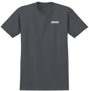 Krooked - Moonsmile Raw Tee | Charcoal