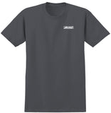 Krooked - Moonsmile Raw Tee | Charcoal