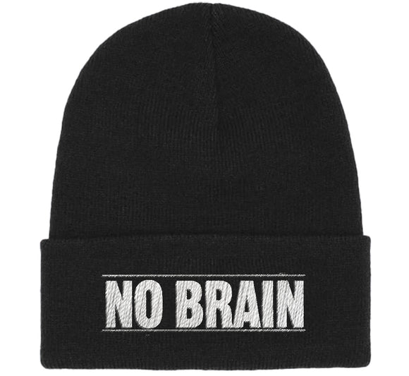 FA - No Brain Cuffed Beanie | Black