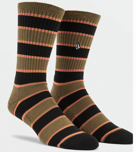 Volcom - Stoney Stripes Socks | Old Mill