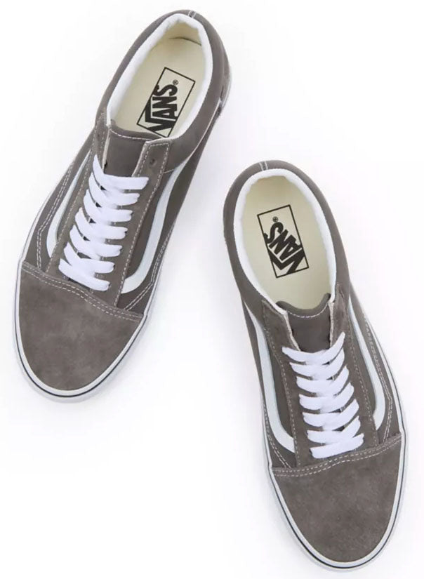 Old skool gray vans best sale