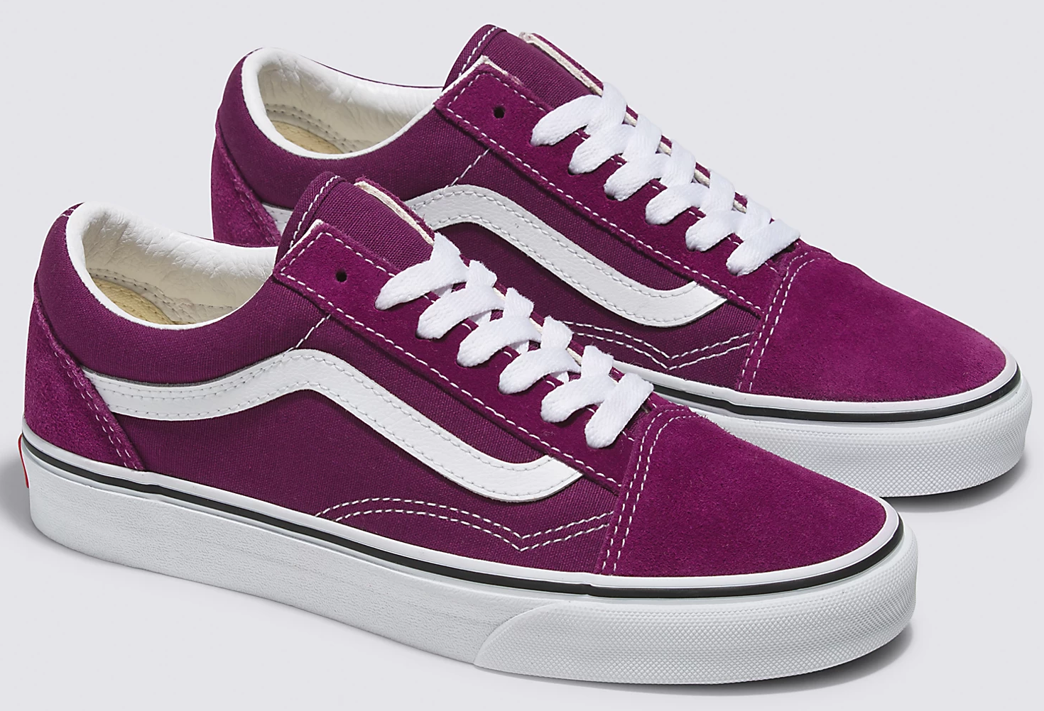 Womens vans purple old skool trainers Clearance