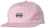 Krooked - Eyes Snapback Hat | Light Pink