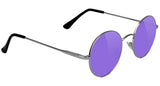 Glassy - Mayfair Premium Sunglasses | Silver / Purple Lens