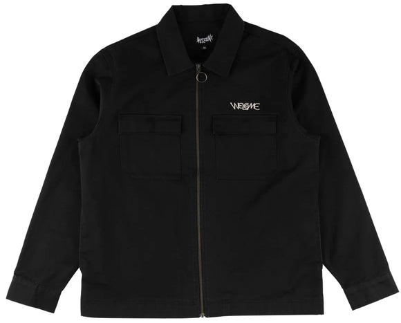 Welcome - Paladin Twill L/S Work Shirt w/ Back Patch | Black