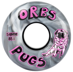 Orbs - Plugs 54mm 85a Wheels | Black White Swirl