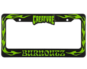 Creature - Burnoutz License Plate Frame