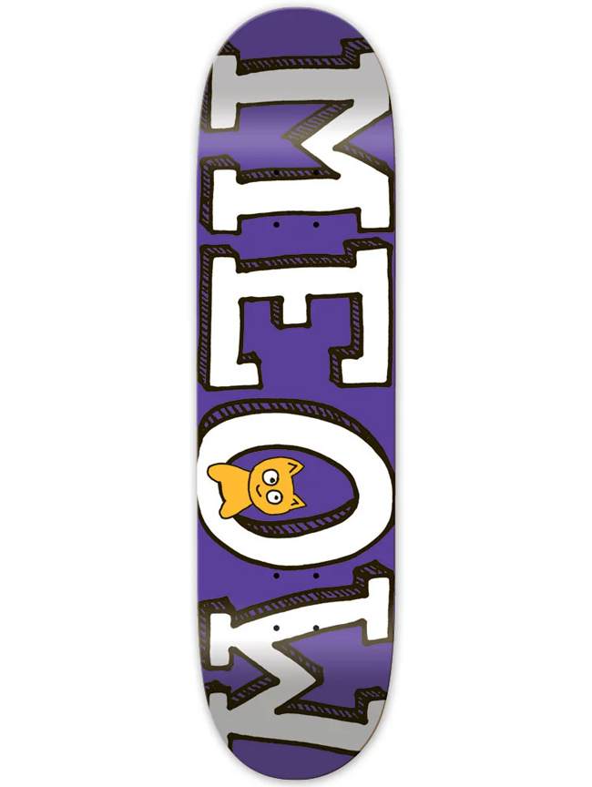 スケートボード MEOW LOGO MINI PURPLE 7.25 MEOW LOGO MINI PURPLE 7.25