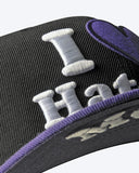 DGK - Haters Snapback Hat | Black Purple