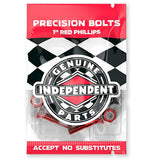 Independent - 1" Phillips Mounting Hardware | Black & Red