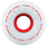 Ricta - Chrome Clouds 57mm 86a Wheels | Red
